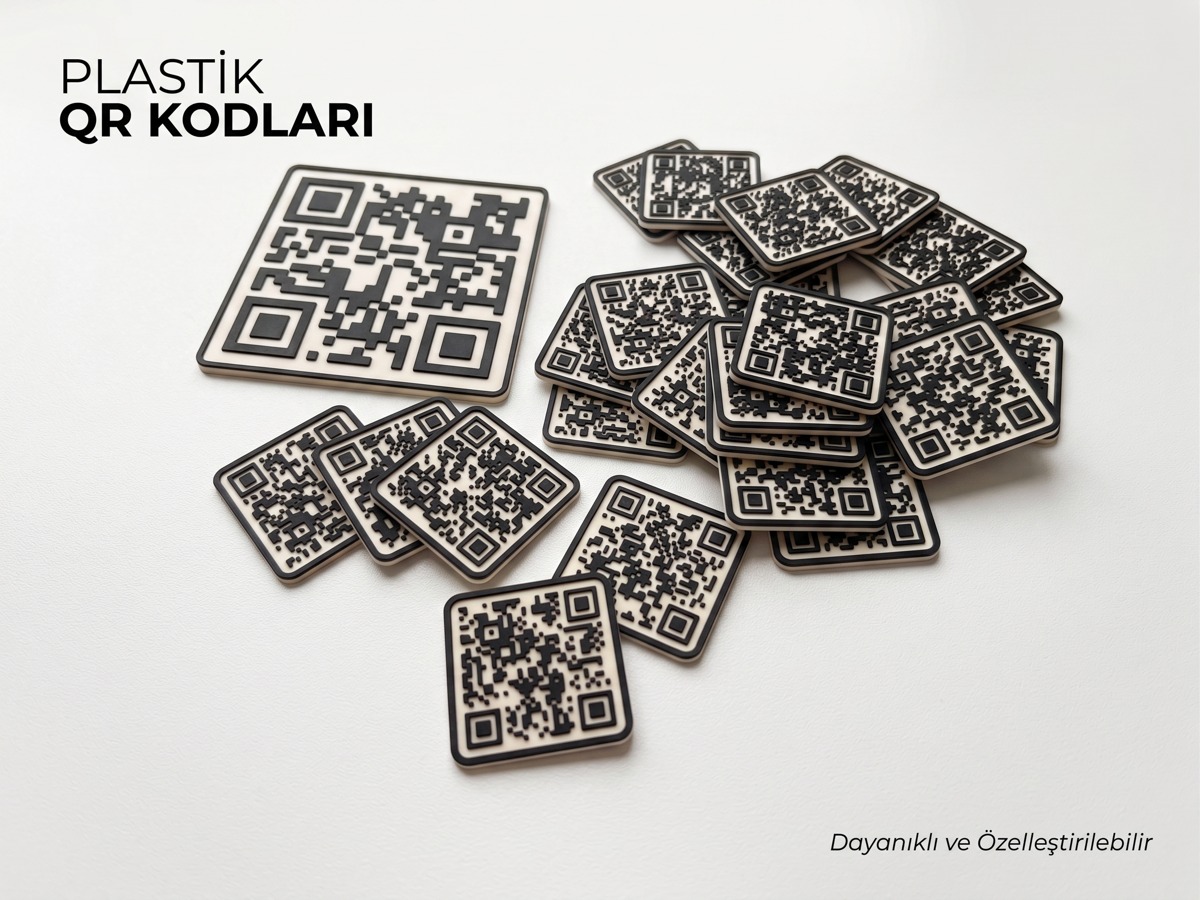 Plastic QR Code Tags